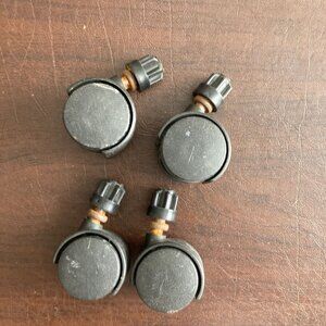 Vintage 4 Roller wheels for chair, table, or cart